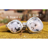 Dendritic Opal Rings