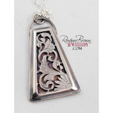 Pierced Floral in Sterling Silver 4 of 4