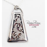 Pierced Floral in Sterling Silver 4 of 4