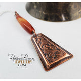 Reaching Back A Floral In Copper 1 of 3