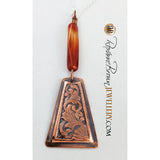 Reaching Back A Floral In Copper 1 of 3