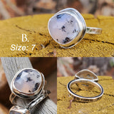 Dendritic Opal Rings