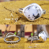 Dendritic Opal Rings