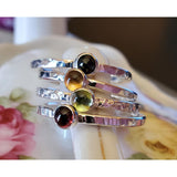 Mini Gem Stacking Rings