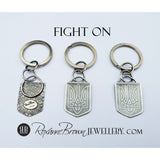 Fight On Tryzub Key Tag