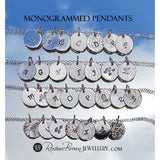 Monogrammed Pendants