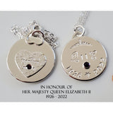 Queen Elizabeth Memorial Necklace