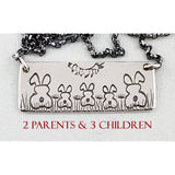 The Fluffle Family Necklaces