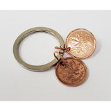 A Family Penny Key Ring