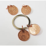 A Family Penny Key Ring