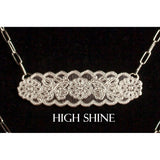 Fight On - Embroidered Lace Necklace