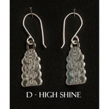 Fight On - Embroidered Lace Earrings