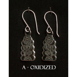 Fight On - Embroidered Lace Earrings