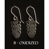 Fight On - Embroidered Lace Earrings