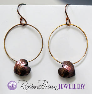 Hearts On A Wire Earrings