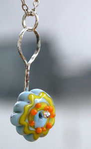 Art Glass Fidget Pendant