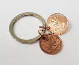 A Family Penny Key Ring
