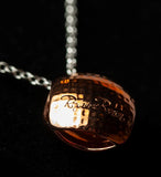 From Burlap To Copper Pendant