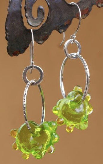Hearts Of Glass Earrings